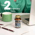 Load image into Gallery viewer, Kiperin Mind Focus Lion's Mane Mushroom, Citicoline, Rhodiola, L-Theanine (1440mg) | Smart Food Supplement

