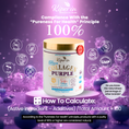 Load image into Gallery viewer, Kiperin Purple Collagen (576gr) Liposomal Technology Food Supplement Containing 100% Pure and Natural Purple & Multiple Collagen Peptides
