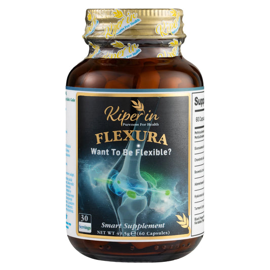 Kiperin Flexura – Glucosamine, MSM, Chondroitin, Boswellia, SAM-e & Hyaluronic Acid – 60 Capsules
