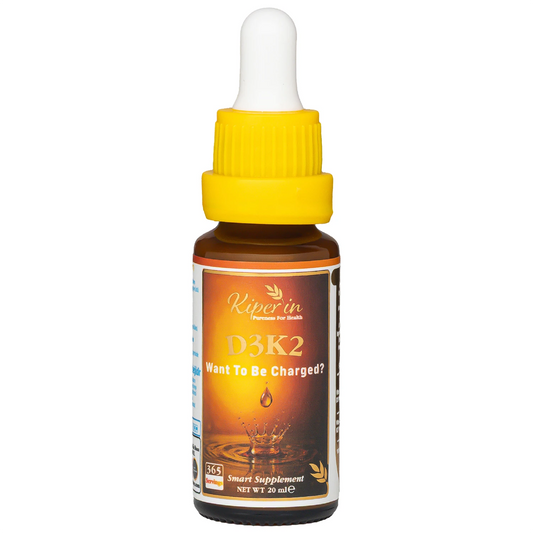 Kiperin D3K2 – Vitamin D3 1000 IU & Vitamin K2 25 mcg – 365 Drops