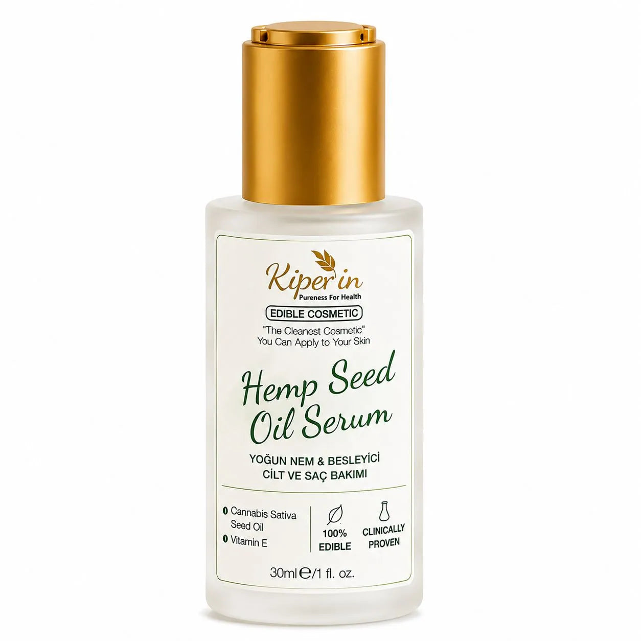 Kiperin Hemp Seed Oil Serum – Moisturizing & Balancing