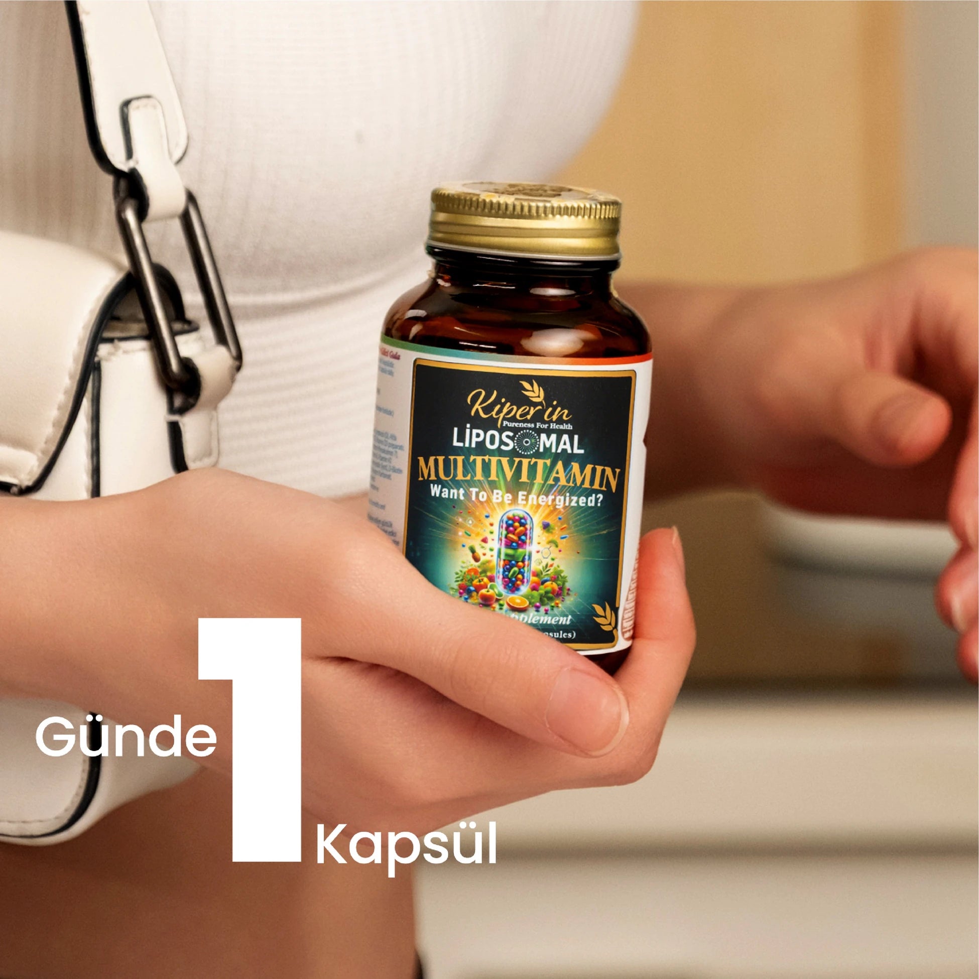 Kiperin Liposomal Multivitamin Supplement – 13 Vitamins & 6 Minerals