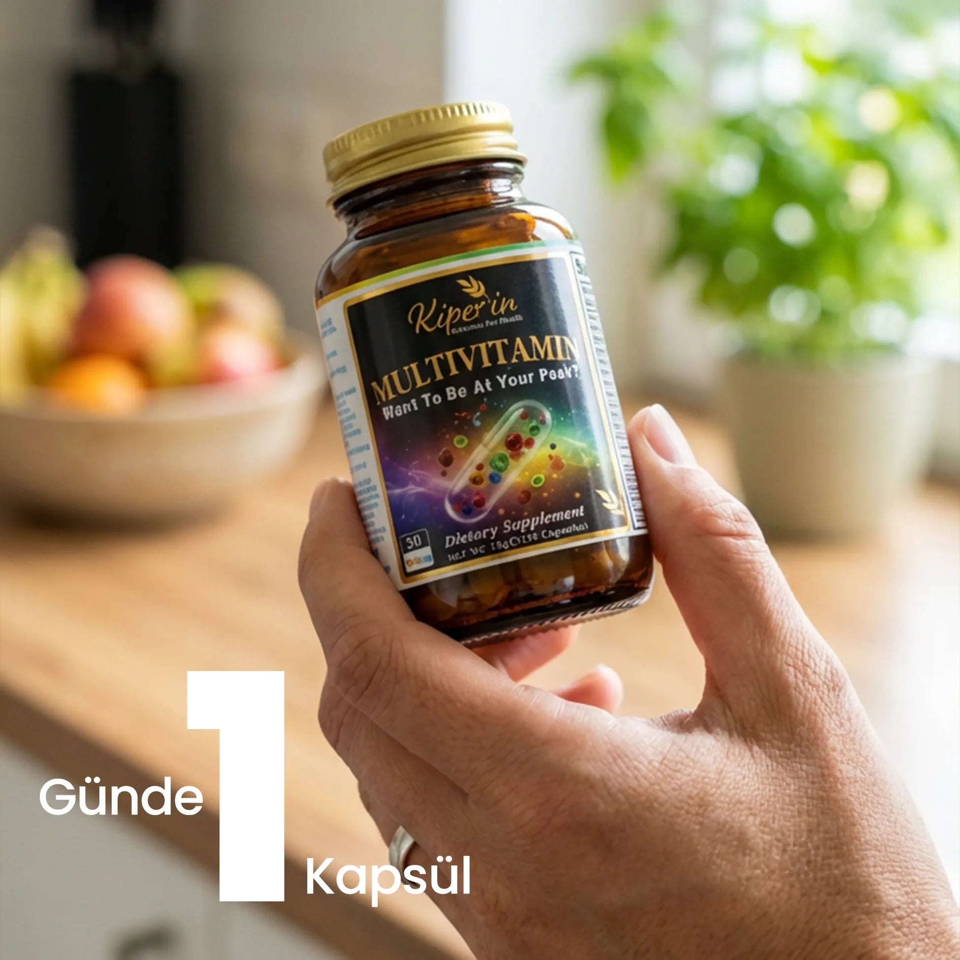Kiperin Multivitamin – 13 Vitamins & 6 Minerals