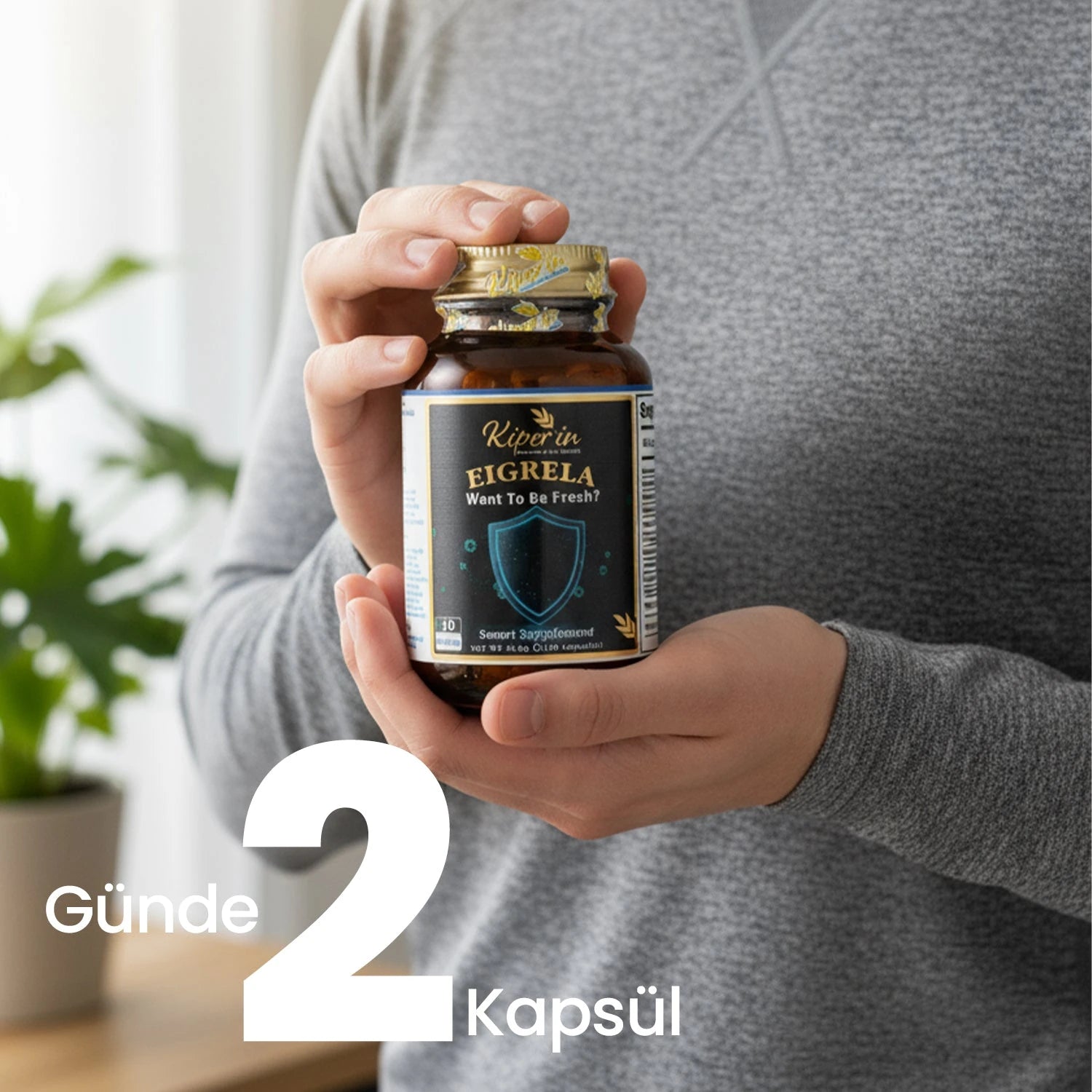 Kiperin Eigrela – Quercetin, Oregano, Astragalus, Black Seed & Boswellia – 60 Capsules
